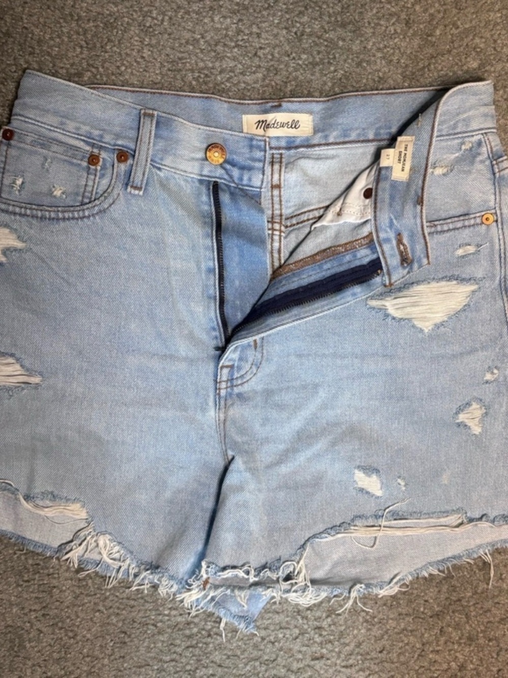 Madewell the Momjean denim shorts Blue Jean Shorts - Picture 1 of 7